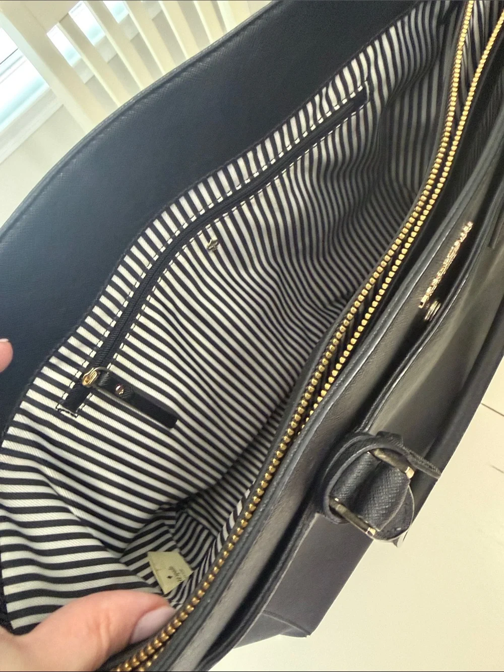 kate spade Black Tote with Tag